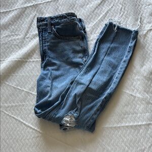 Madewell Blue Ankle Cropped Jeans